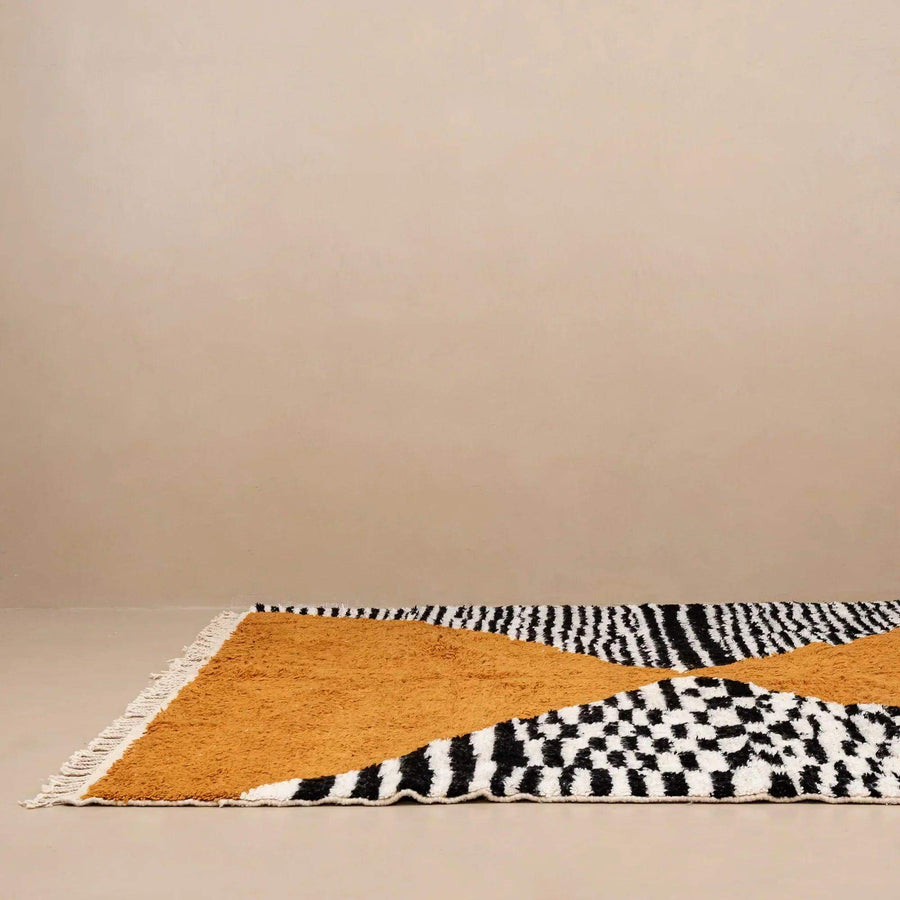 Moroccan Handmade Boujad rugs, moroccan shag rug - 33bohemian