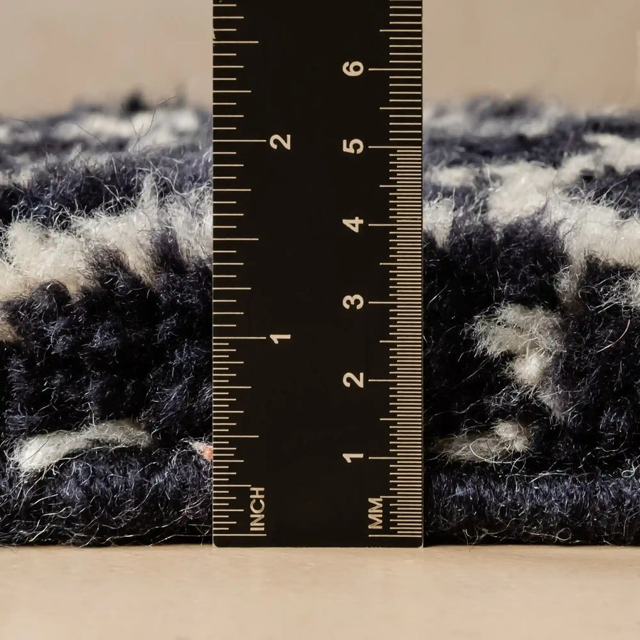 Midnight Elegance - Luxury Moroccan Mrirt Rug