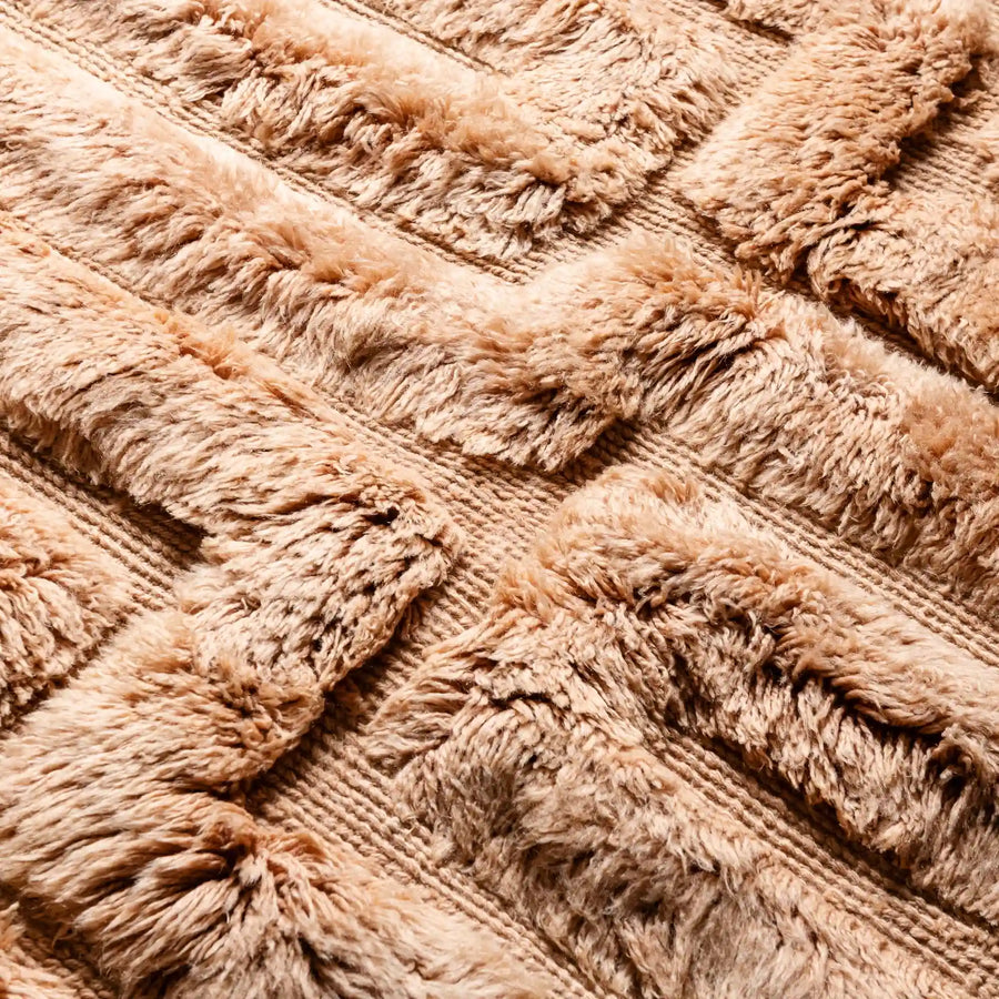 Terracotta Maze - Luxury Moroccan Mrirt Rug