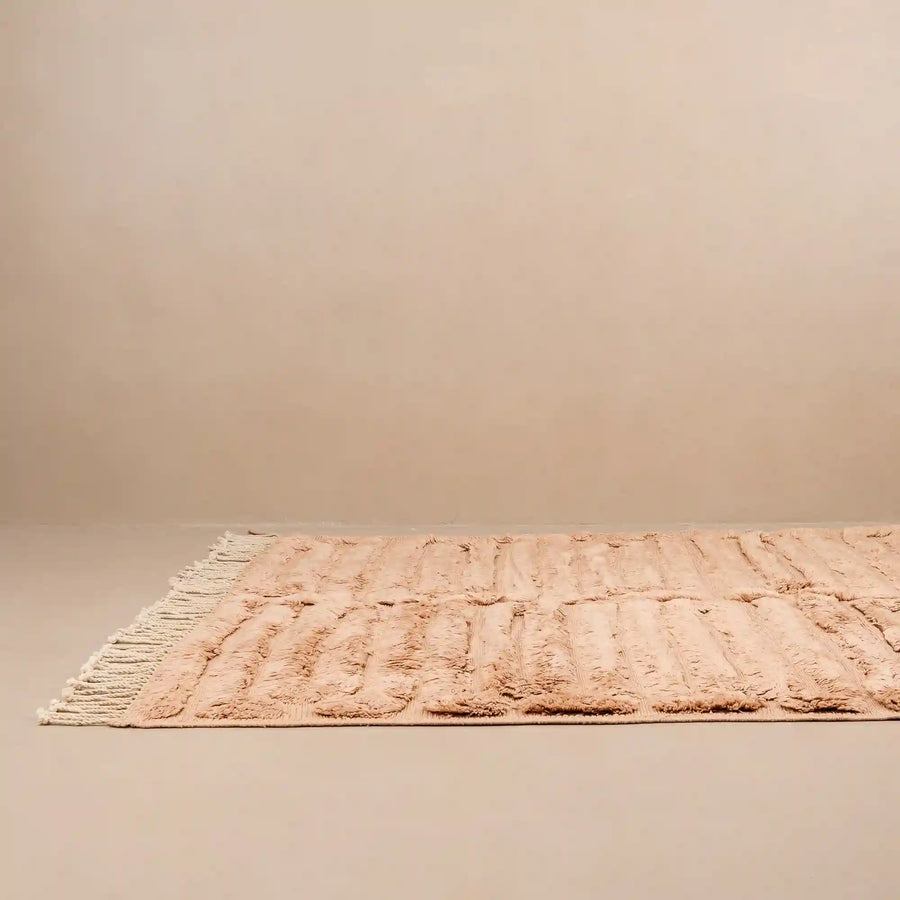 Terracotta Maze - Luxury Moroccan Mrirt Rug