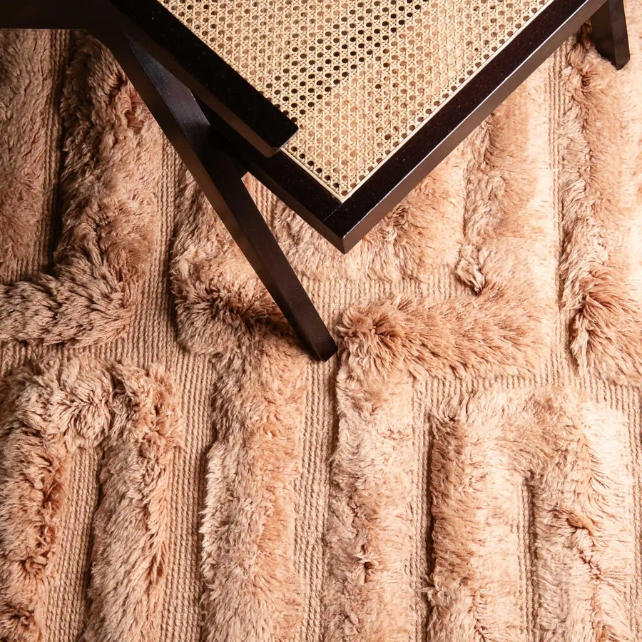 Terracotta Maze - Luxury Moroccan Mrirt Rug