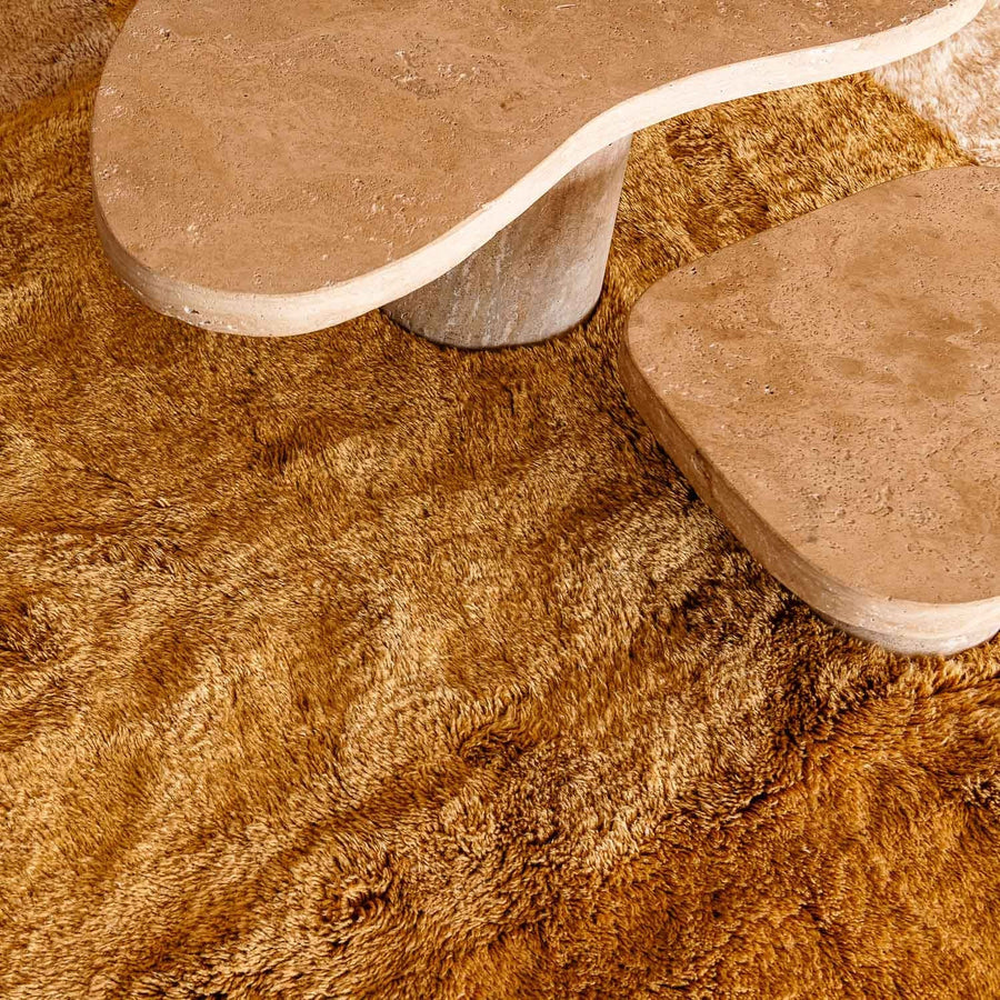 Fireside Warmth - Luxury Moroccan Rug