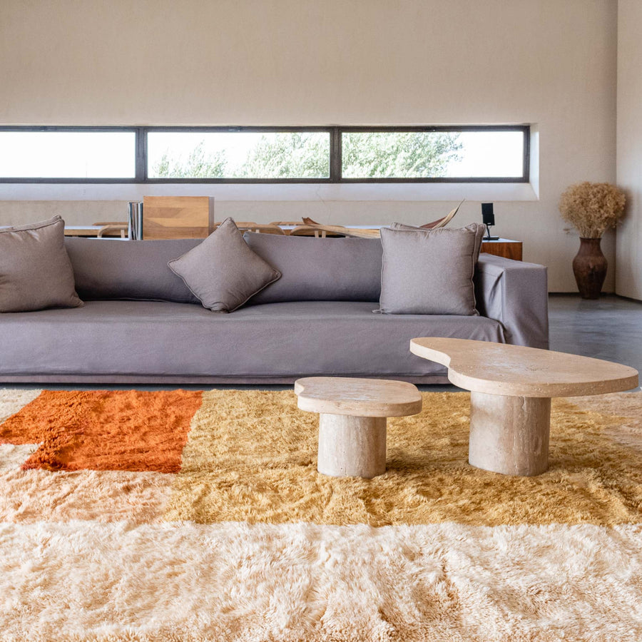 Fireside Warmth - Luxury Moroccan Rug