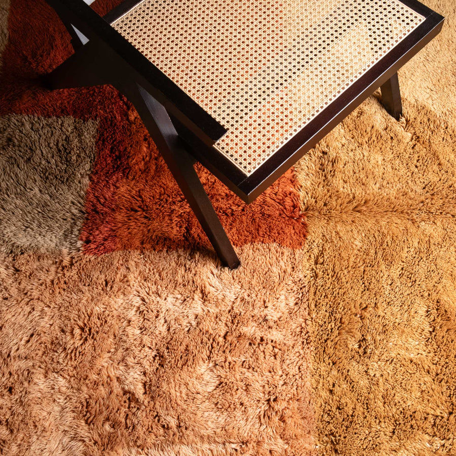 Fireside Warmth - Luxury Moroccan Rug