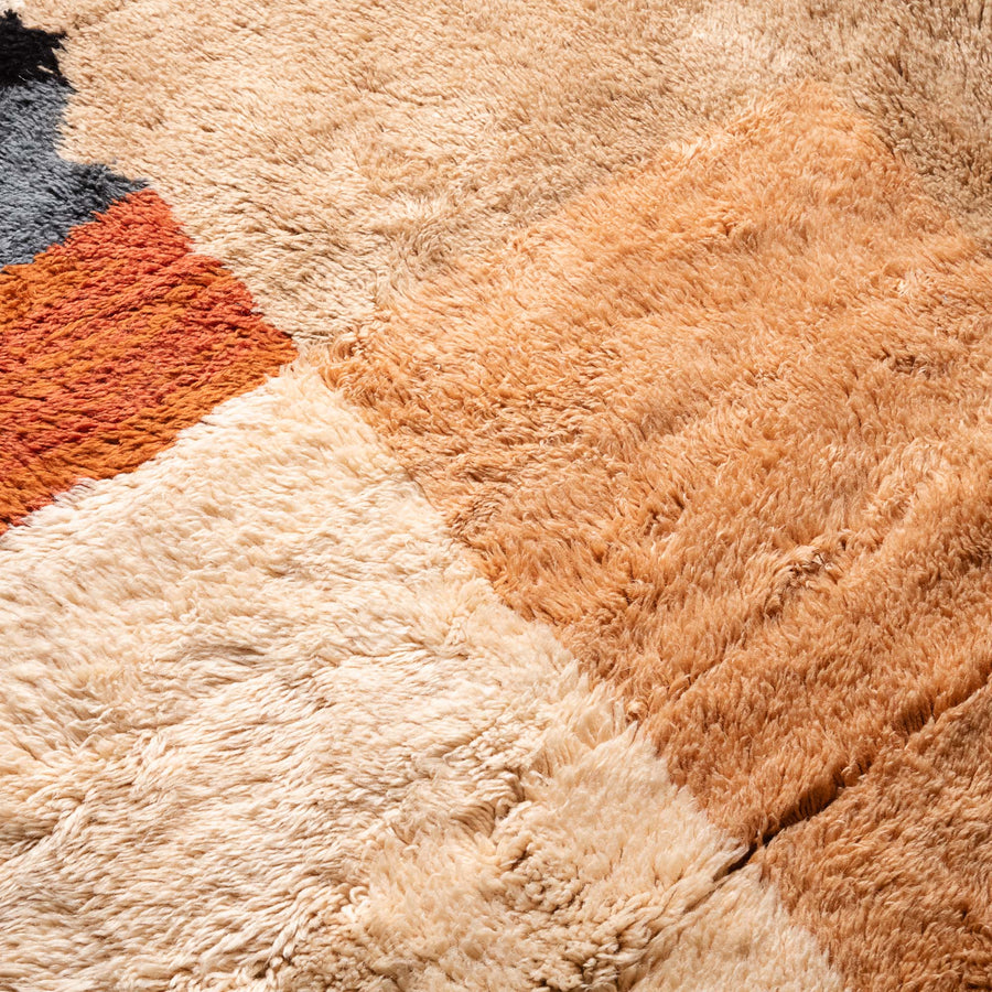 Fireside Warmth - Luxury Moroccan Rug