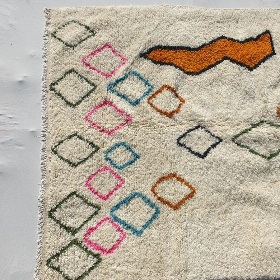 Custom Beni Ourain Rug: Hand-Knotted Moroccan Wool Rug