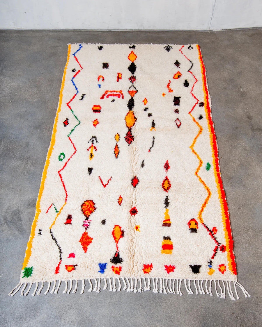 Handmade Beni Ourain Rug: Authentic Moroccan Rug, Custom Sizes