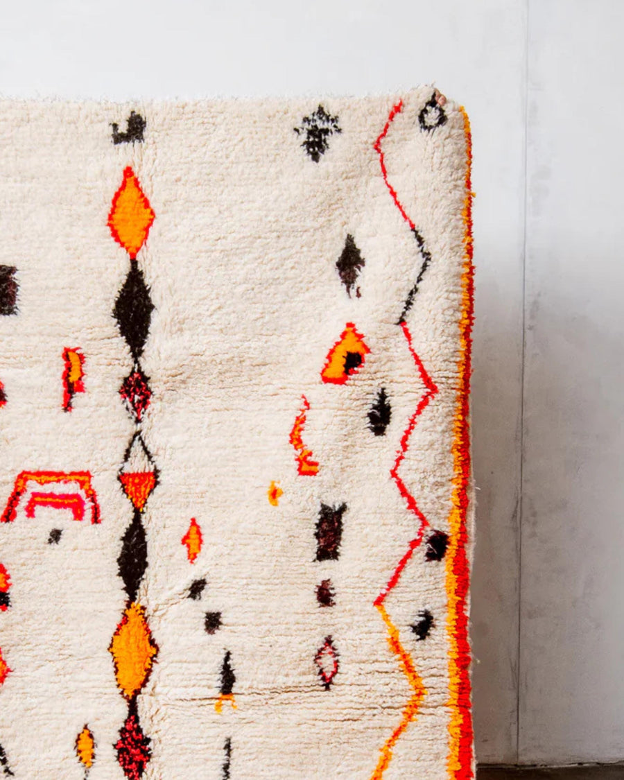 Handmade Beni Ourain Rug: Authentic Moroccan Rug, Custom Sizes