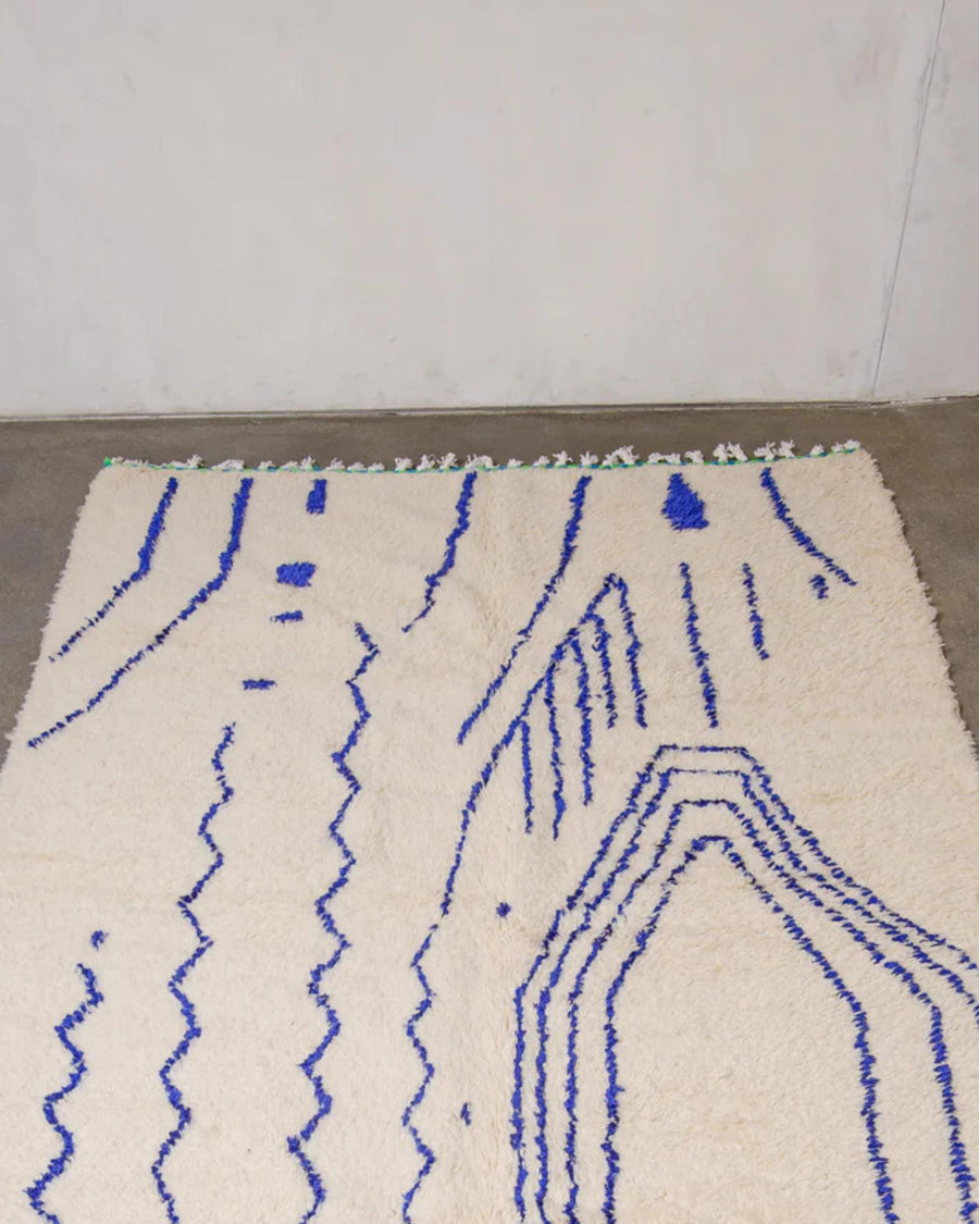 Handwoven Beni Ourain Moroccan Shag Rug - Custom Sizes