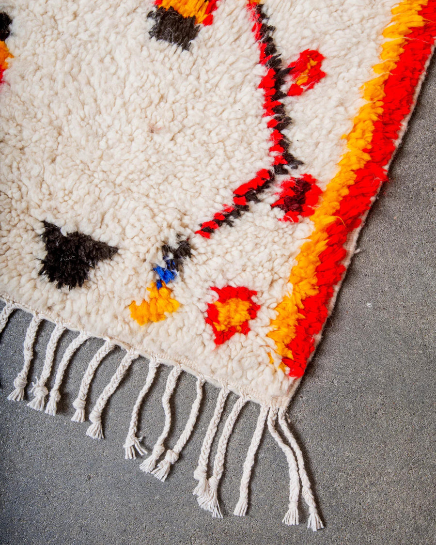 Handmade Beni Ourain Rug: Authentic Moroccan Rug, Custom Sizes