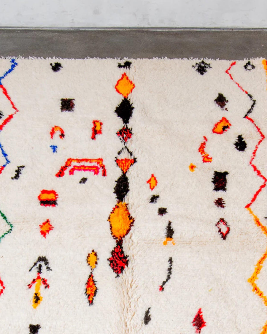 Handmade Beni Ourain Rug: Authentic Moroccan Rug, Custom Sizes