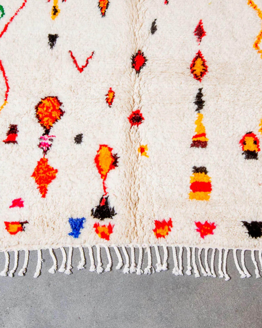 Handmade Beni Ourain Rug: Authentic Moroccan Rug, Custom Sizes